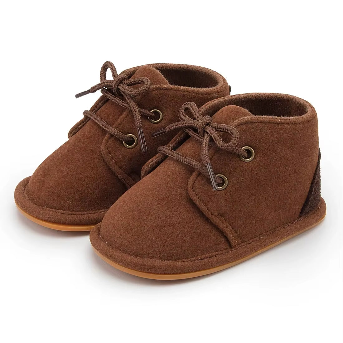 Baby Booties Girls Boys Shoes Infant Cotton Anti-Slip Rubber Sole Toddler Crib First Walker Winter Baby Shoes 4-Colors