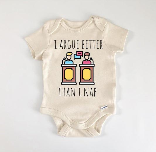 Debate Debator - Baby Boy Girl Clothes Infant Bodysuit Funny Cute