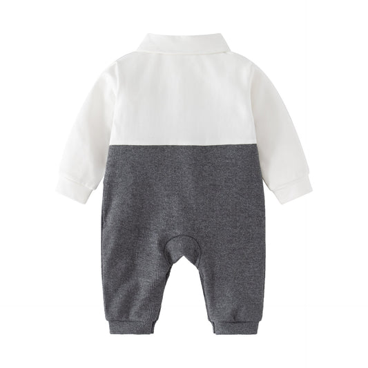Autumn Baby Gentleman Birthday Clothes Romper