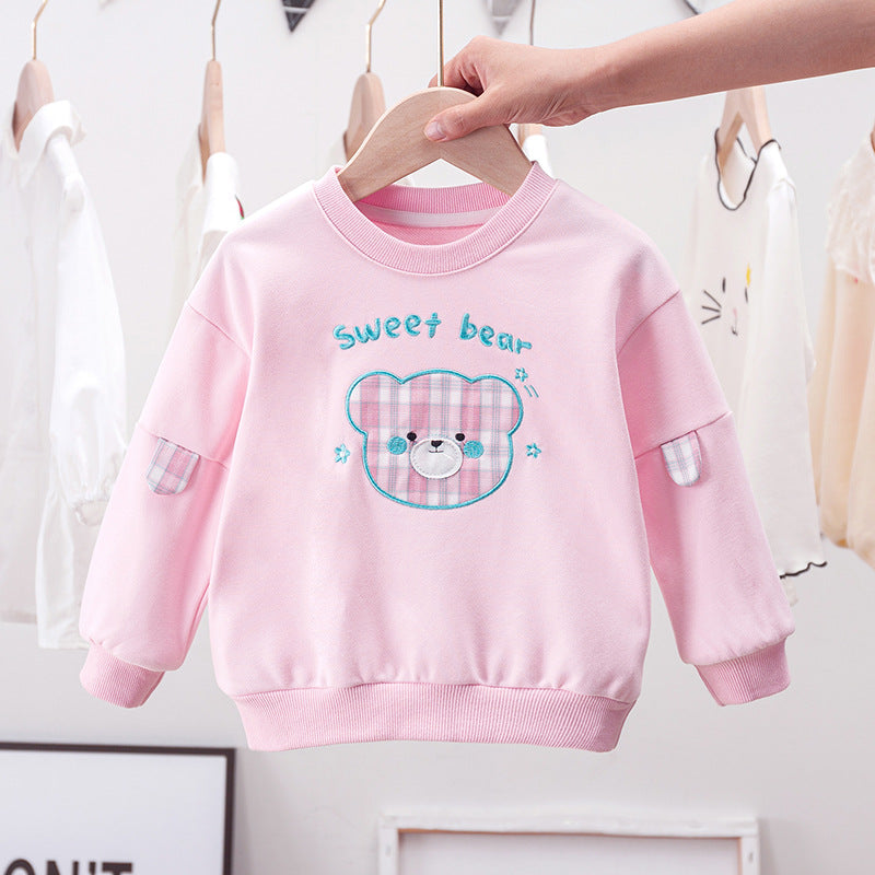 Baby Cartoon Bear Pullover Hoodies