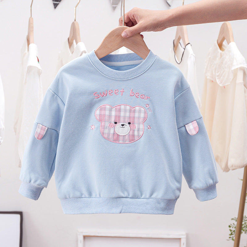 Baby Cartoon Bear Pullover Hoodies