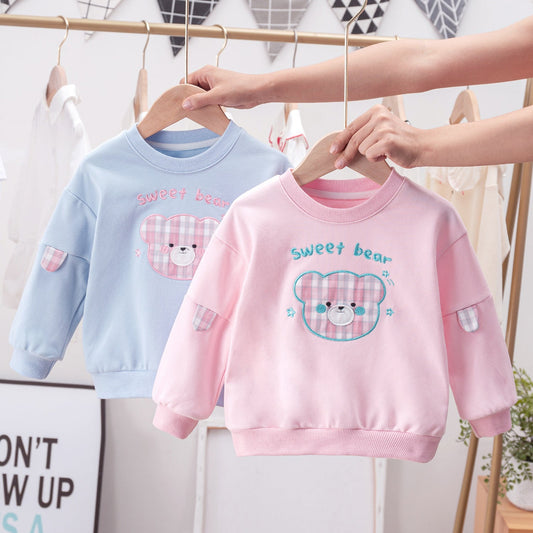 Baby Cartoon Bear Pullover Hoodies